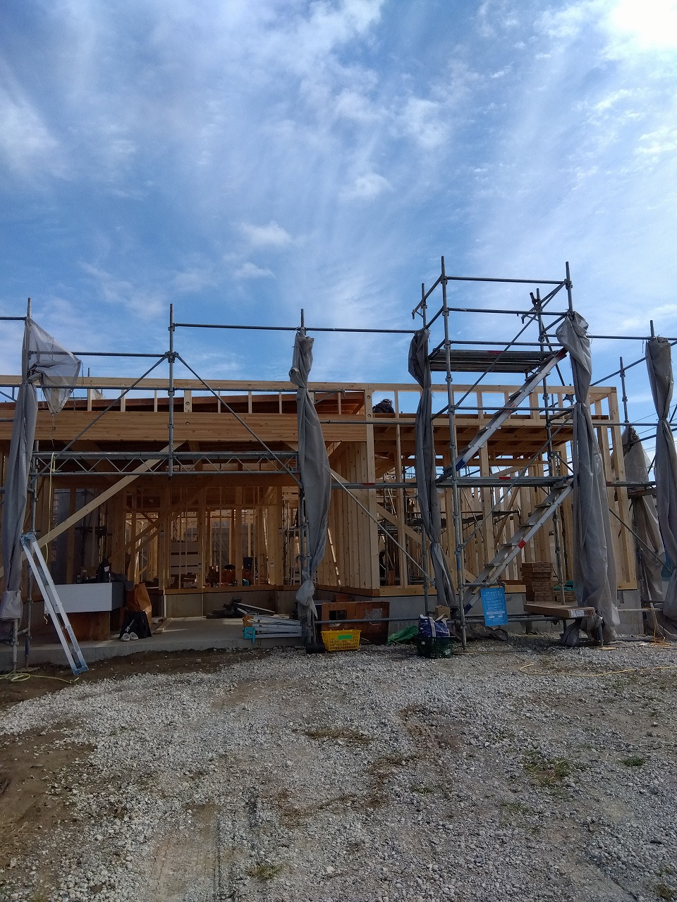 T様邸　平屋建て住宅上棟おめでとうございます。
